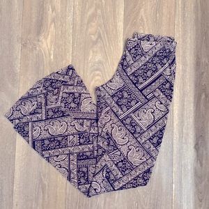 Mona B printed flare pants sizeS